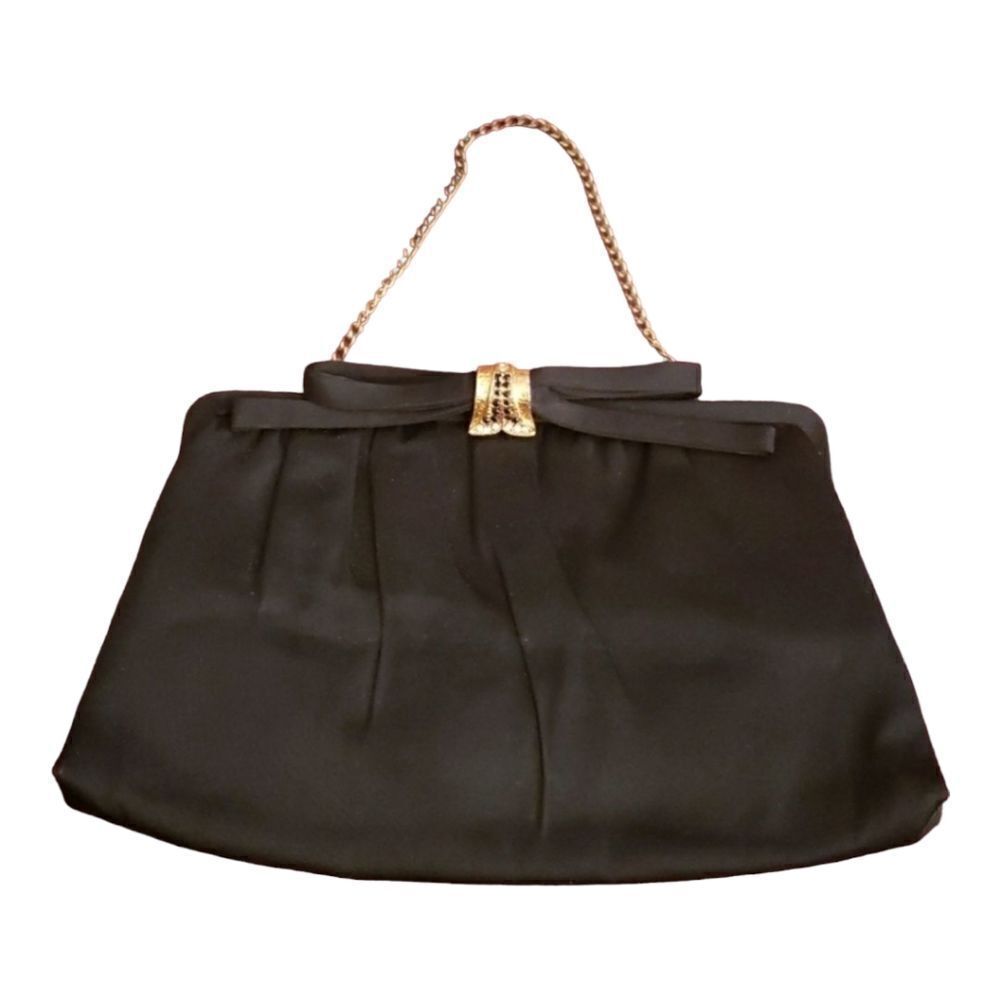VNTG After Five Black Clutch Purse